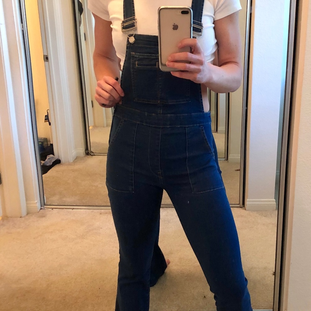 Gap Fit and Flare Overalls
